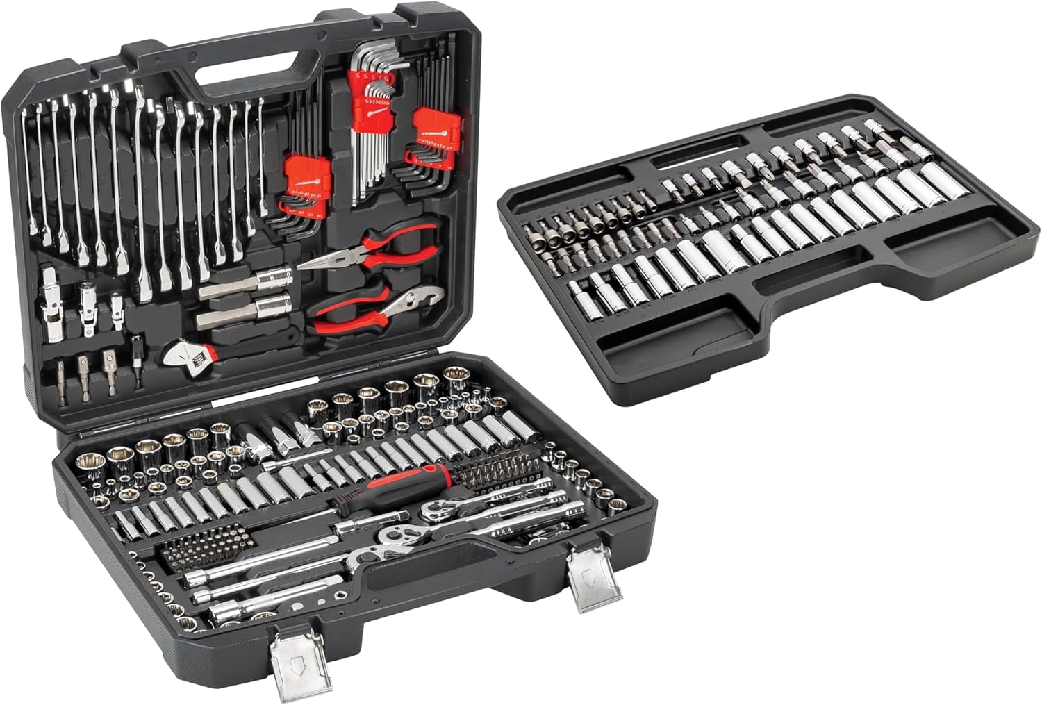 GearWrench 80933 216-Piece SAE/Metric 6 & 12-Point Mechanic's Tool