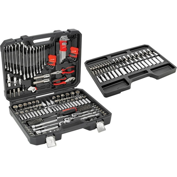 Powerbuilt 325 Piece Deluxe Mechanics Tool Set with Ratcheting Wrenches, Sockets, Hand Tools - 643042ECE