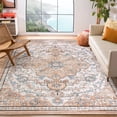 thumbnail image 4 of Findosom 5'x7' Vintage Area Rug for Living Room, Machine Washable Rugs Non Slip Distressed Indoor Rug,Large Retro Area Rug Floor Carpet for Bedroom Dining Room Entryway Office Decor,Beige, 4 of 11