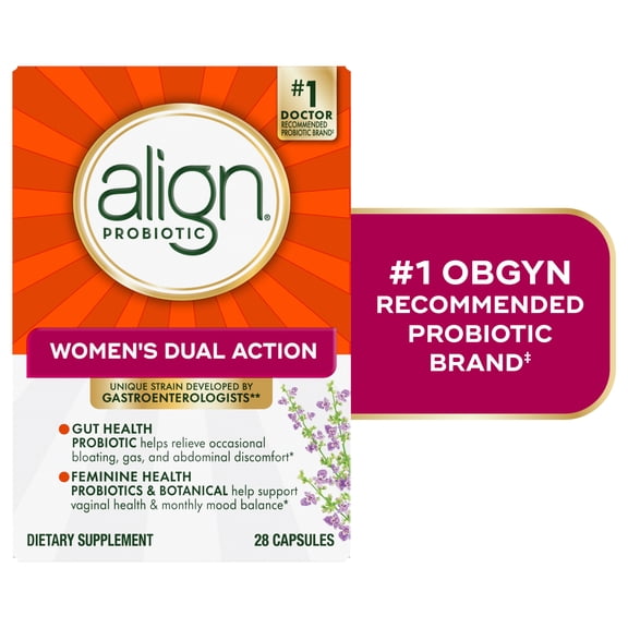 Align Probiotic Women's Dual Action, Probiotics for Women, 28 Capsules