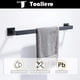 thumbnail image 3 of 5 Piezas Juego de Accesorios de Baño, Toallero Baño 60cm + Portarrollos para Papel + Toallero Barra + 2 Gancho,304 Acero Inoxidable, 3 of 6