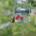 thumbnail image 6 of Hummingbird Feeder, Hummingbird Feeder for Outdoors Hanging, Portable Hanging Outdoor Hummingbird Feeder, Garden Yard Patio Decoration, Bird Feeder for Outside (17oz), 6 of 9
