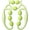 Green, variant on ABCISI 9 Wheels Muscle Roller, Leg Massager for Deep Tissue Massage, Textured Roller for Muscle Relaxation, Manual Massager for Thighs, Arms, Legs, Waist, Back, Double Massage Area Design (Sky Blue)