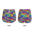 thumbnail image 5 of Lsque Cassette Tapes Printed Women's Running Shorts with Liner Pockets,Elastic Quick Dry Workout Athletic Gym Yoga Shorts,Womens High Waist Shorts-Medium, 5 of 9