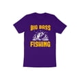 thumbnail image 6 of Funny Bass Fish Fishing Fisher Gift for Men Women Kids Boys T-Shirt Fish Fishing Fisherman Holiday Birthday Presents Men Women Kids Tshirt, 6 of 10