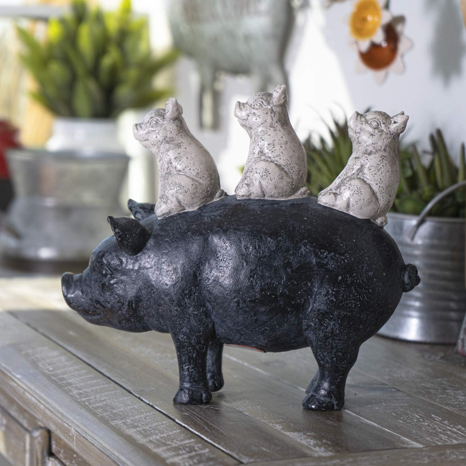 Summit Collection Rustic Decor Barnyard Designs Stacked Piglets On Mother Pig Figurine 8 5 Inches Tall Kitchen Dining Room Farmhouse Decor Walmart Com Walmart Com