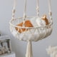 thumbnail image 2 of Hamaca para gatos de macramé, estilo bohemio, cama colgante para gatitos, cama para dormir para mascotas, casa para gatos, 2 of 6