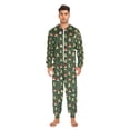 thumbnail image 3 of FORMRS Onesies Pajama for Adults Unisex Hoodie Winter Jumpsuit One Piece Sleepwear, Sizes S-2XL, Christmas Tree, 3 of 7