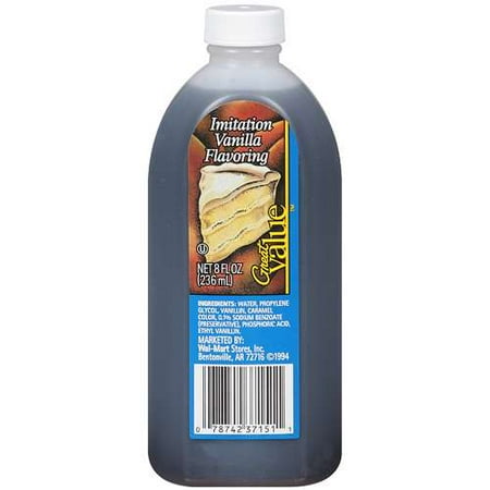 Great Value: Flavoring Imitation Vanilla, 8 Fl Oz