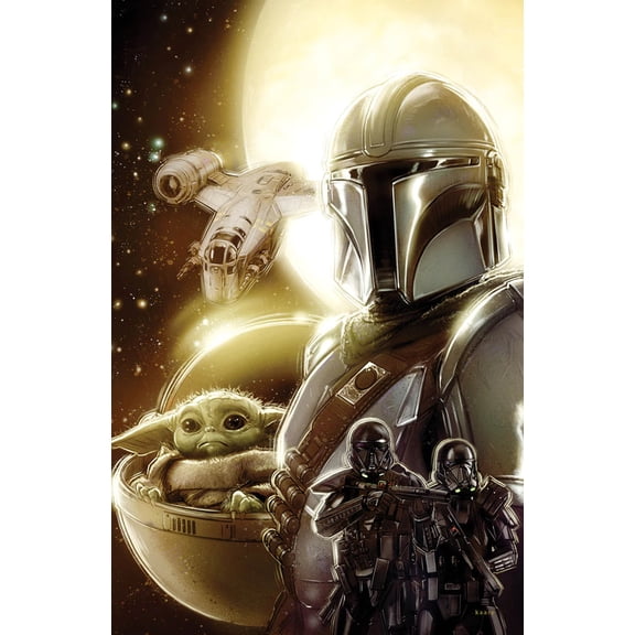 Star Wars: The Mandalorian #7 Unknown Comics Kaare Andrews Exclusive Virgin Var (01/11/2023)