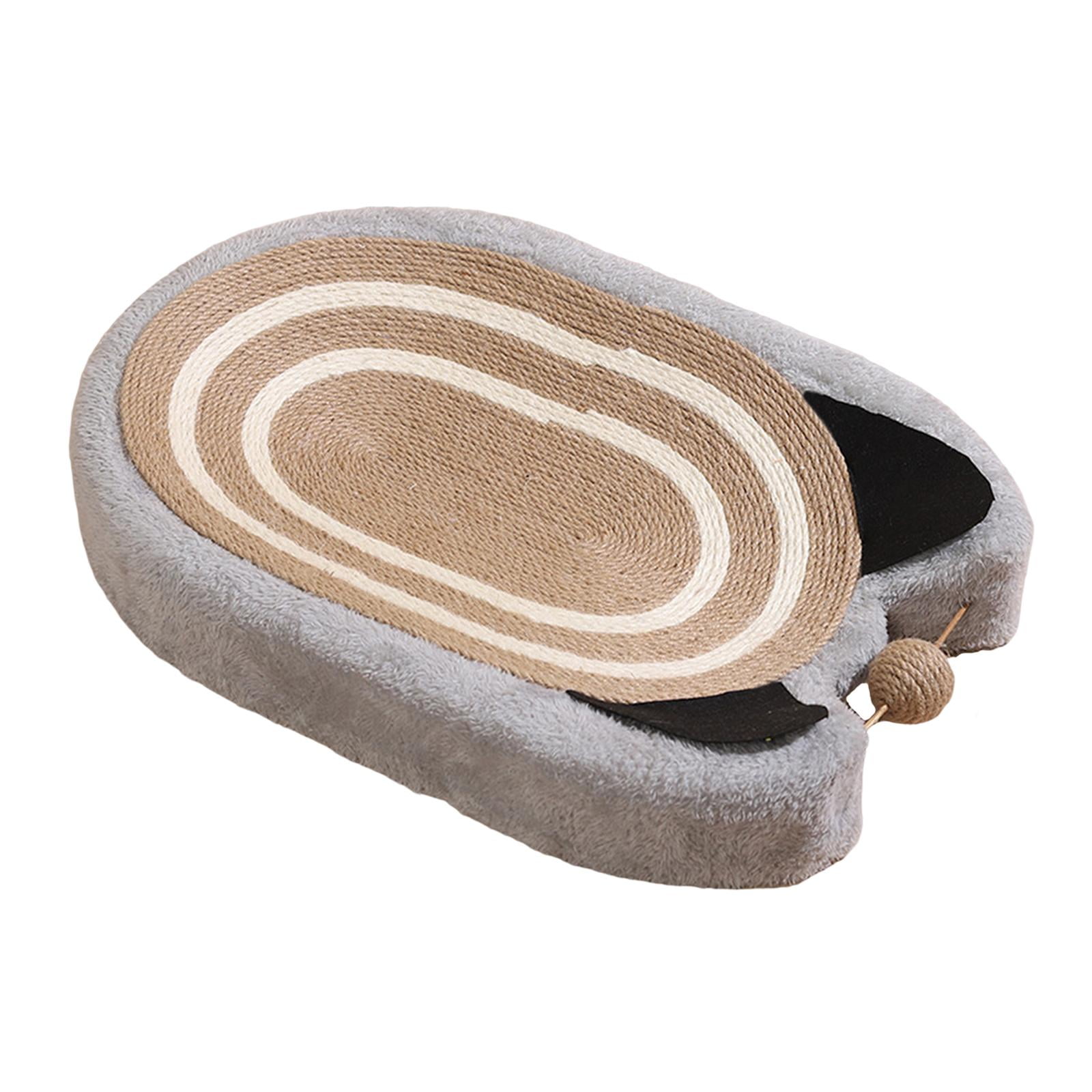 Lit Griffoir Cat, Griffoir En Sisal Antidérapant Durable, Planche à Gratter Pour Intérieur Gris