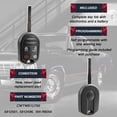 thumbnail image 2 of KeylessOption replacement blank key + remote for Ford (164-R8007, 164-R8046 , 164-R7976) 3-button high security fob, 2 of 5