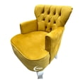 thumbnail image 3 of Sillón Vintage Individual MARDAM Terciopelo mostaza, 3 of 3