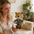 thumbnail image 4 of World Cup 2026 Mexico - Zayu the Jaguar Mascot Plush Toys - Zayu the Jaguar Mascot Stuffed Animals with Green Uniform, Soft Collectible Toy for Fans - 9.8 inch, 4 of 4