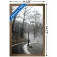 thumbnail image 3 of Winter In Central Park Wall Poster, 14.725" x 22.375", Framed, 3 of 3