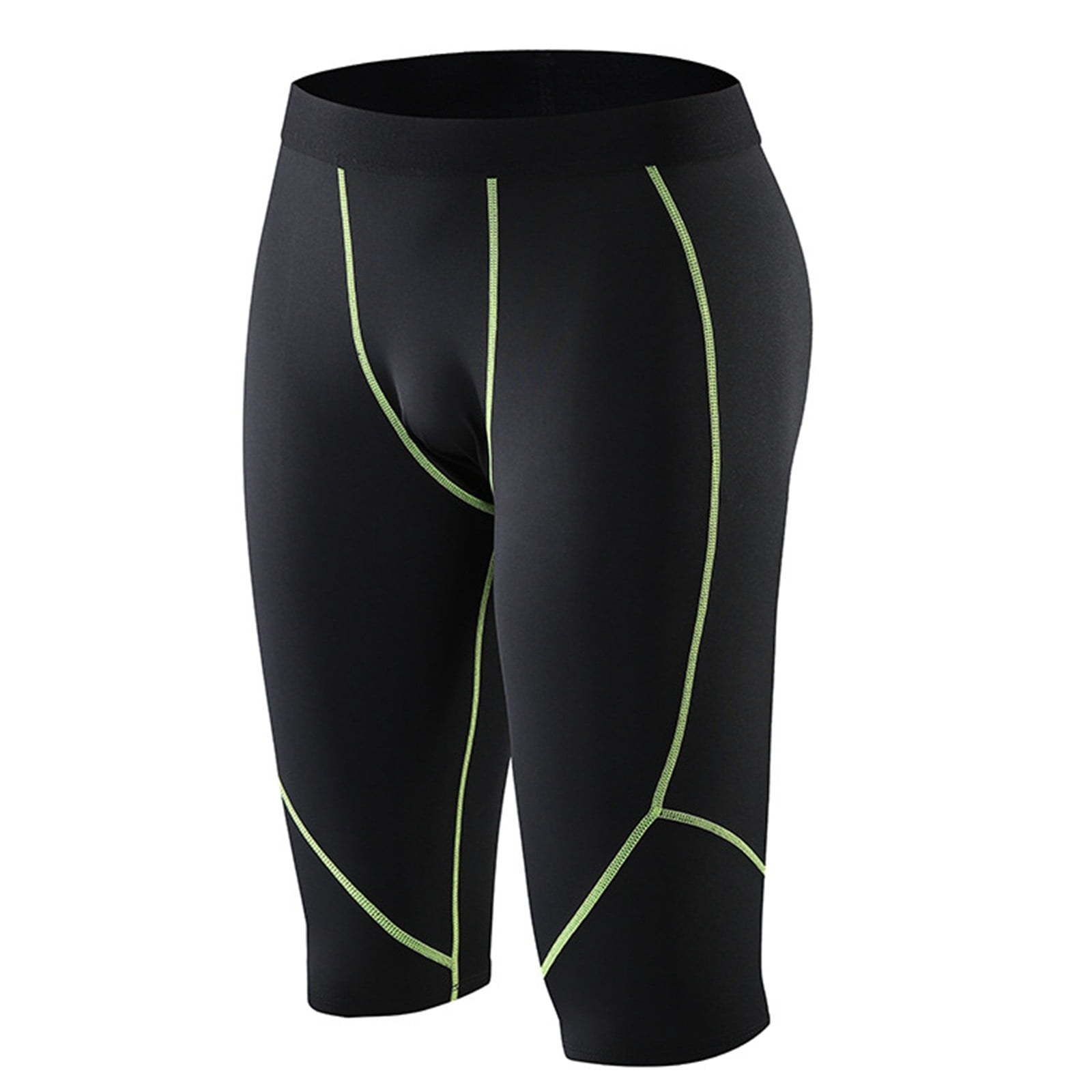 nsendm Mens Pants Adult Male Pants Big and Tall Clothes for Men Men s Athletic 3 4 Compression Pants Sports Performance Active Cool Massage Pants