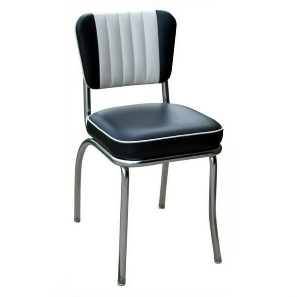 Richardson Seating Two Tone Channel Back Dining Chair with Box Seat