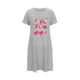 thumbnail image 5 of Camisón corto de talla grande para mujer, camisón de manga corta con estampado de pecho a la moda, camisón para mujer, 5 of 5