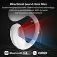 thumbnail image 5 of TOZO AI Noise Cancel Headphones, Open Ear Earbuds, Bone Conduction Headphones, 80H, 100+ Languages AI Translation, AI Clear Calls, OrigX Acoustics Stereo Bass, Lightweight Comfortable Wear, 5 of 10