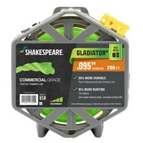 SHAKESPEARE 0.095" x 200' Commercial Trimmer Line - Green, Hurricane-Shaped (1 Count)