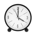 thumbnail image 2 of CNKOO Silent Alarm Clocks Bedside Non Ticking Battery Powered with Night Light Table Clocks Simply Function Travel Desk Alarm Clock for Bedroom Office (Green), 2 of 8