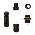 thumbnail image 2 of M16 Electrical Junction Boxes IP68 Waterproof Cable Connector Wire Range(3.5-10mm) for Repair and Extend Power Cables Tunnel Tree Light Strings LED (2Pin) (12) ASIN: B0CTTWFDHD, 2 of 3