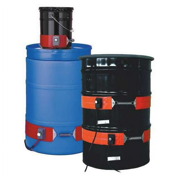 Drum Heater, Heavy Duty, Metal Drums/Pails, 120VAC, 700W, 16 Gallon