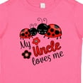 thumbnail image 4 of Inktastic My Uncle Loves Me with Cute Ladybugs Boys or Girls Baby T-Shirt, 4 of 5