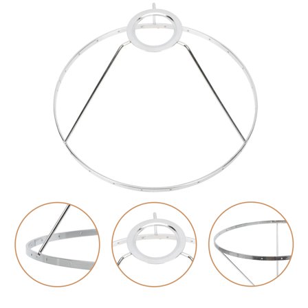 UNOMOR Lampshade Support Frame Iron Simple DIY Table Lamp Frame 1Pcs for Lighting Design