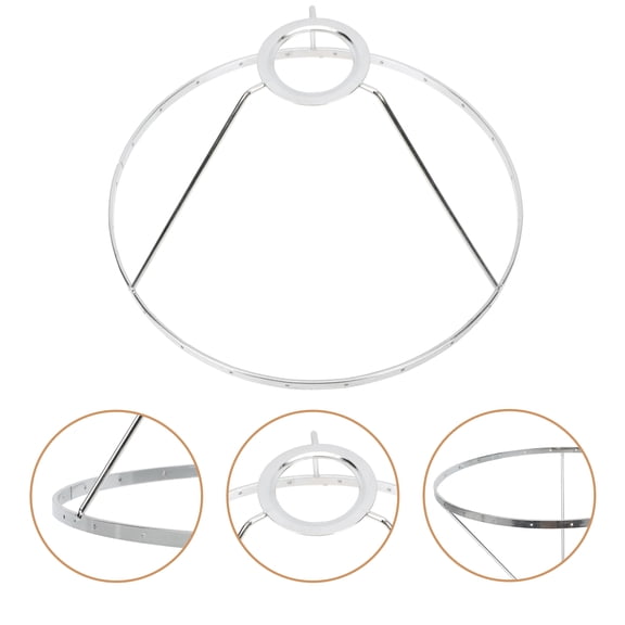 UNOMOR Lampshade Support Frame Iron Simple DIY Table Lamp Frame 1Pcs for Lighting Design