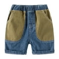 thumbnail image 1 of JLMSPLWG Garçons Shorts Blancs Shorts Rouges pour Garçons Shorts Adolescents Garçons Shorts de Basketball Jeunesse Shorts en Denim Vêtements 4t, Bleu 5-6 Ans, 1 of 9