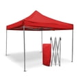 thumbnail image 1 of Carpa Toldo Plegable Rojo 3x3 m Reforzada Impermeable Acero Inoxidable, 1 of 7