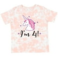 thumbnail image 3 of Inktastic 4th Birthday Cute Unicorn Girls Toddler T-Shirt, 3 of 5