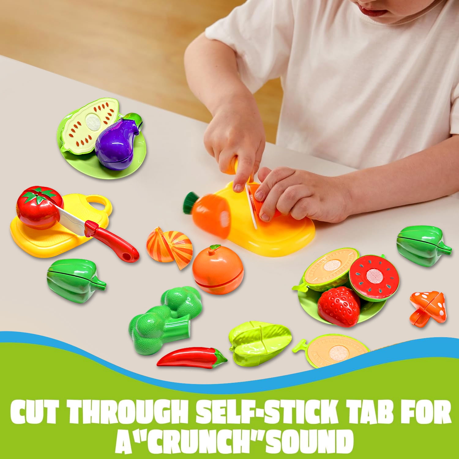 Kkbbma Deals Pretend Play Food Sets For Kids Kitchen - 6 Parts Pizza Cutting Toy Kitchen Children S Play House Simulation Baby Toy Set Tools Boys Girls Hol