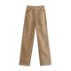 thumbnail image 5 of Pantalones de Mujer Traje Casual Denim Color Sólido Bolsillo Trabajo Pantalones de Cintura Portátiles Pantalones Casuales de Mujeres, 5 of 5
