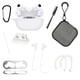 thumbnail image 1 of Funda y kit de accesorios 8 en 1 Gadget Collection Mx para Huawei Freebuds Pro blanco, 1 of 5