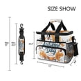thumbnail image 3 of FORMRS Insulated Cooler Bag 24 Cans Capacity Soft Leakproof Lunch Box with Side Pockets, Autumn Day with Cocoa Pattern, 3 of 7