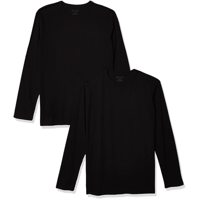 Camiseta The Children's Place de manga larga para niños, paquete de 2
