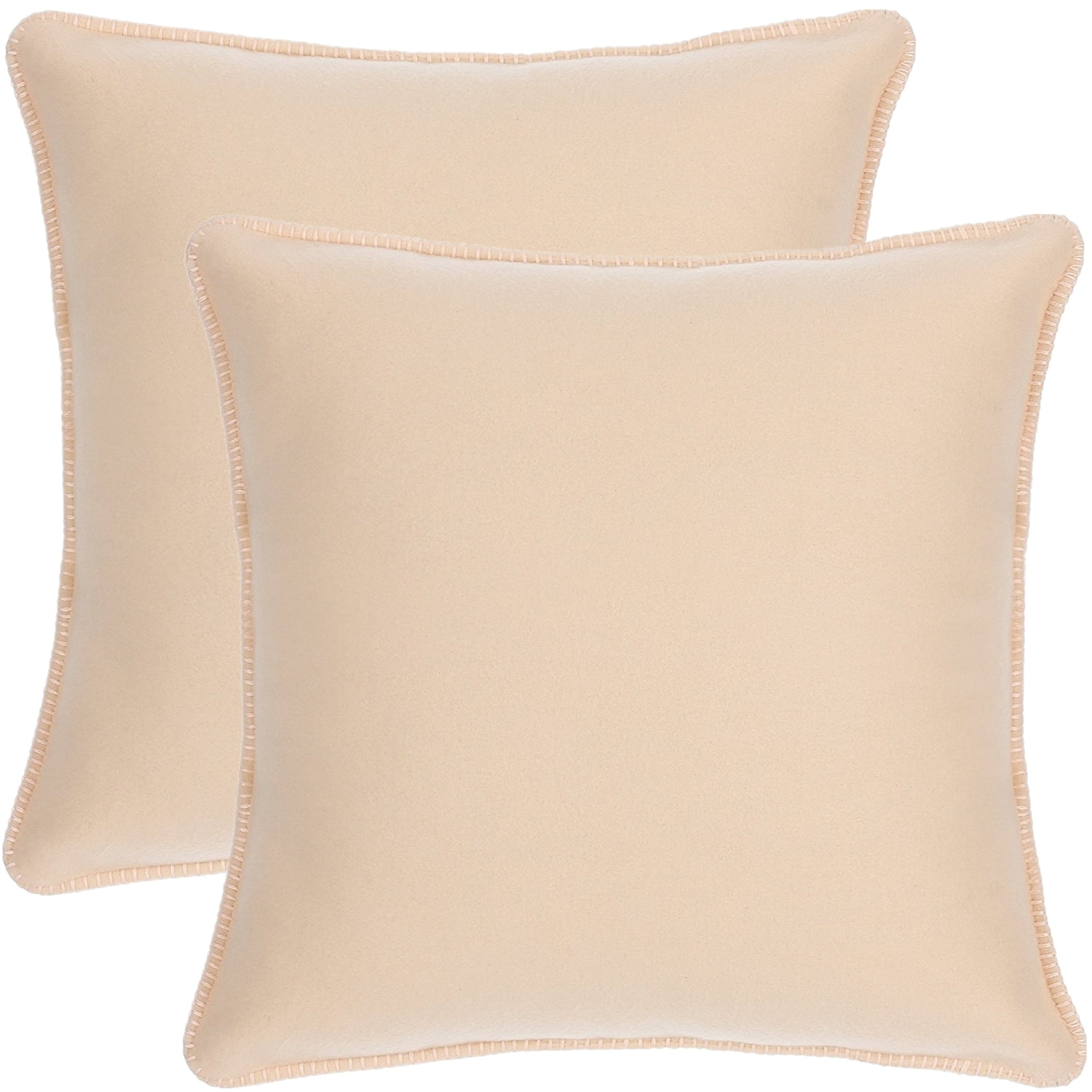 18 x 18 Inches Soft and Cozy Fleece Decorative Throw Pillow covers for