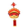 thumbnail image 1 of Muñeco de peluche chino del año de la serpiente, decoración de Año Nuevo, juguete de peluche, arte, Adorable adorno colgante para eventos y banquetes, 2025 Huadan, 1 of 8