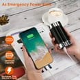 thumbnail image 3 of Rechargeable Hand Warmers Rechargeable, 10000mAh Split-Magnetic 2 Pack, 3 Levels Electric Reusable Hand Warmers, Power Bank, for Outdoors, Golf, Camping, Skiing, Silver, 3 of 8