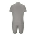 thumbnail image 5 of CHUMUD 2 Piece Sets for Men Shirt and Shorts Sets Outfits Fashion Summer Tracksuits Casual Short Sleeve Set, 5 of 5
