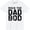 White, variant on Rock The Dad Bod Top Daddy Love Music Husband Fathers Day Men's T-Shirt