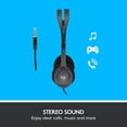 thumbnail image 3 of DIADEMA Logitech  H111 STEREO CON MICROFONO 981-000612, 3 of 3