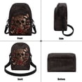 thumbnail image 4 of Xixirimido Shoulder Bag Crossbody for Women Crossbody Bags with Adjustable Strap Cell Phone Purses Sling Bag for Travel Hiking Shopping, Skull Butterfly Red Rose, 4 of 7