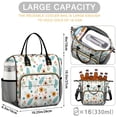 thumbnail image 5 of Pioneer Flower Floral Print Pattern Womens Lunch Box for Work,Insulated Large Lunch Bag,Leakproof Adult Lunch Bag for Work,Beach,Travel,Picnic,Camping, 5 of 6