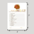 thumbnail image 6 of Thanksgiving Word Scramble Game Cards (25 Pack) Turkey Dinner Party Games Adults Kids Family Friendsgiving - Unscramble Activity Fall Festival Events – Printed 5x7 Set - Paper Clever Party, 6 of 6