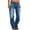 Blue, variant on Vedolay Jeans for Women Low Waisted Washed Solid Jeans Denim Pants Jeans Blue,S