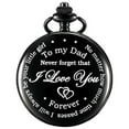 thumbnail image 3 of Father's Day Pocket Watch Antique Style Small Size Timer Telling Device Gift Time Tell Device Birthday Gift Men Watches Fashion Accessory, 3 of 9