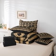 thumbnail image 6 of Homewish Bohemian Rhombus 7 Pieces Full Size Bedding Sets,Boho Tribal Themed Full Size Bed in a Bag,Cream Black,Black Reversible, 6 of 8
